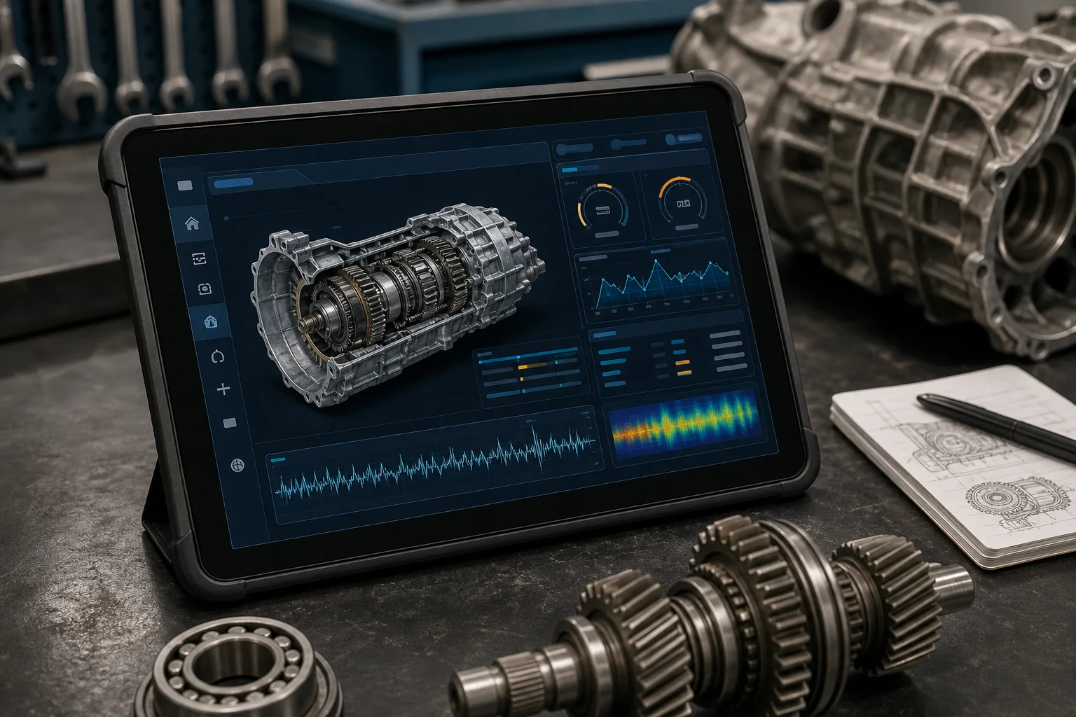 Technische Flüssigkeiten am Getriebe